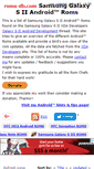 Mobile Screenshot of galaxys2roms.com